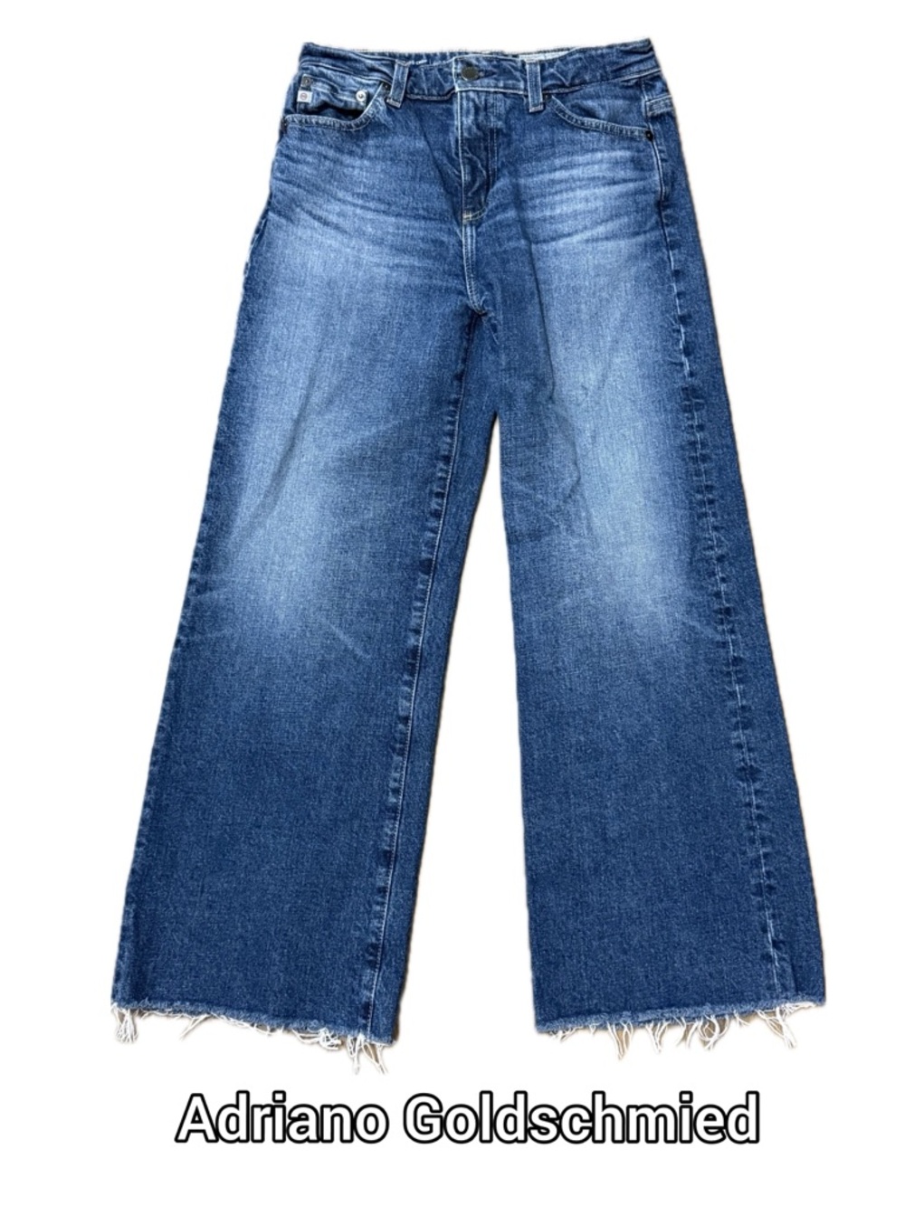 Ag Adriano Goldschmied Saige Wide Leg Crop Jeans